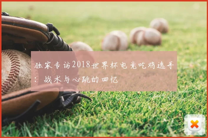 独家专访2018世界杯电竞吃鸡选手:战术与心跳的回忆